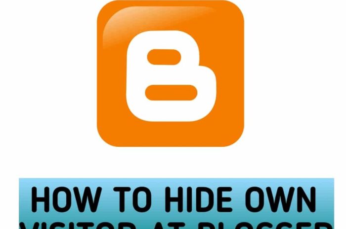How to do hide own visitor at blogger ! अपने विजिटर की काउंटिंग को ब्लॉगर में कैसे हाईड करे !