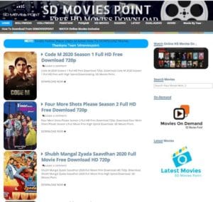 SD Movies Point 2020: Free Download Latest bollywood and Hollywood Movies